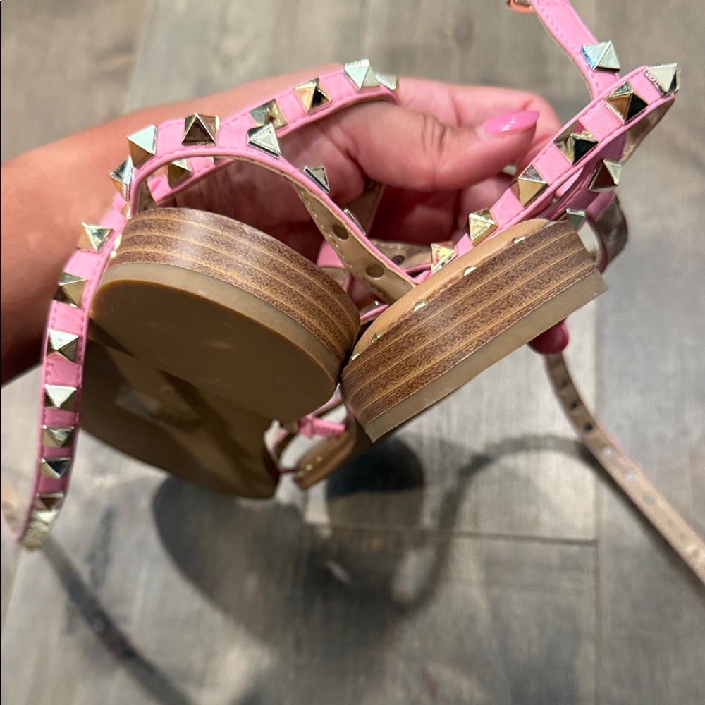 Steve Madden Pink Multi-Stud Sandals - Picture 5 of 5